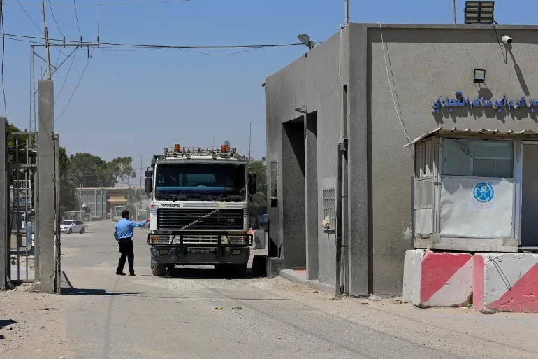 Aid trucks from Egypt enter Gaza via Kerem Shalom crossing: media