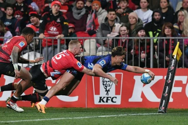 Crusaders stun Blues to stay in Super Rugby contention as Force crash