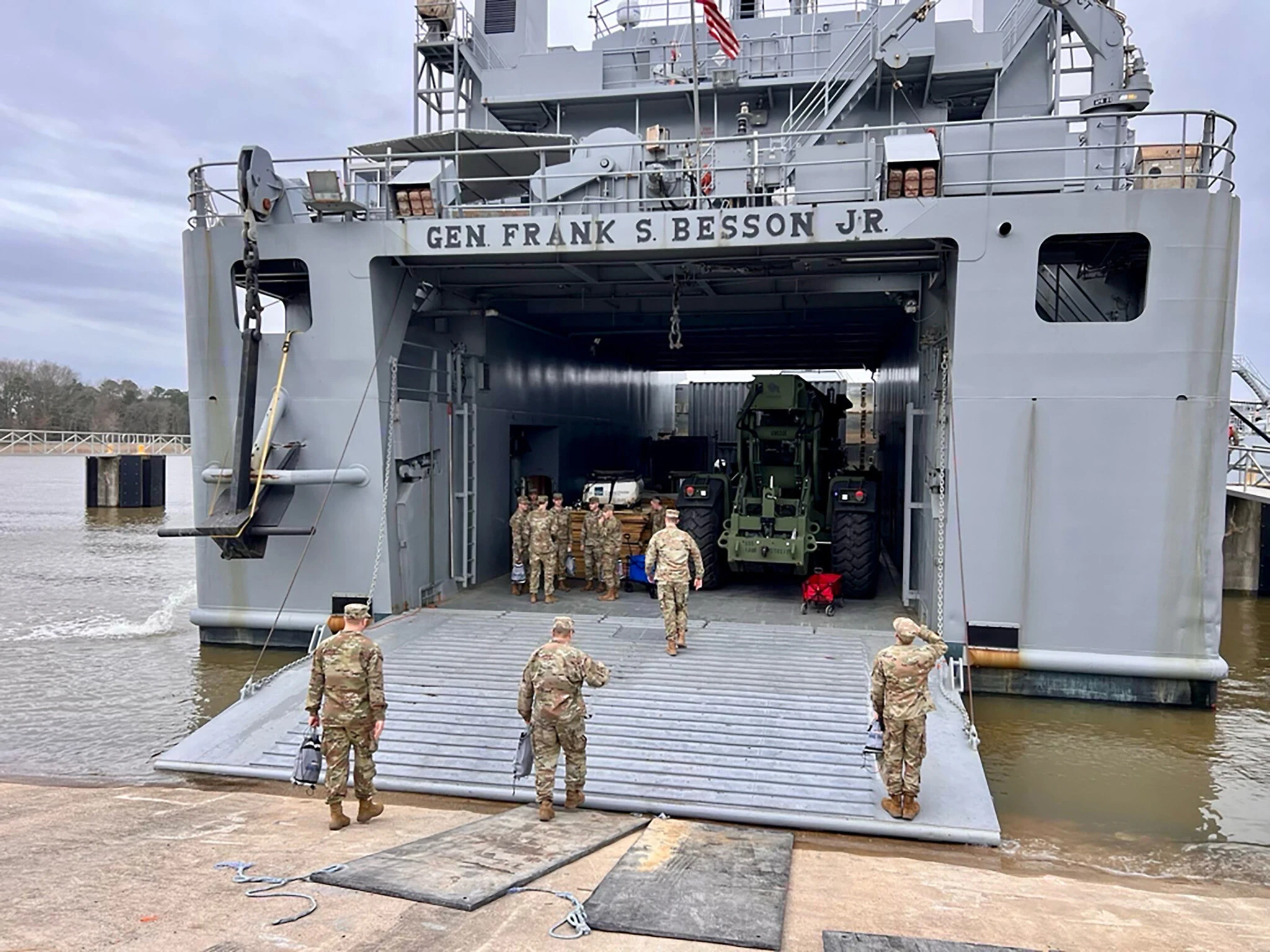 Four US Army vessels run aground near Gaza pier: CENTCOM