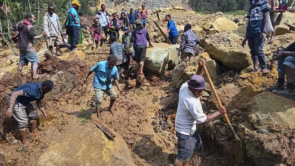 Papua New Guinea says more than 2,000 people buried in landslide