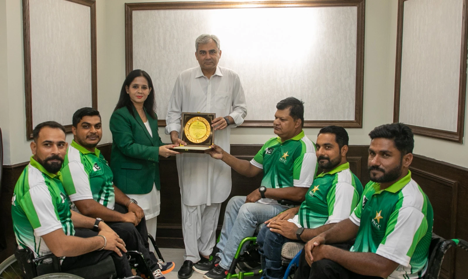 PCB Chairman Mohsin Naqvi lauds efforts of Wheelchair Cricket Team