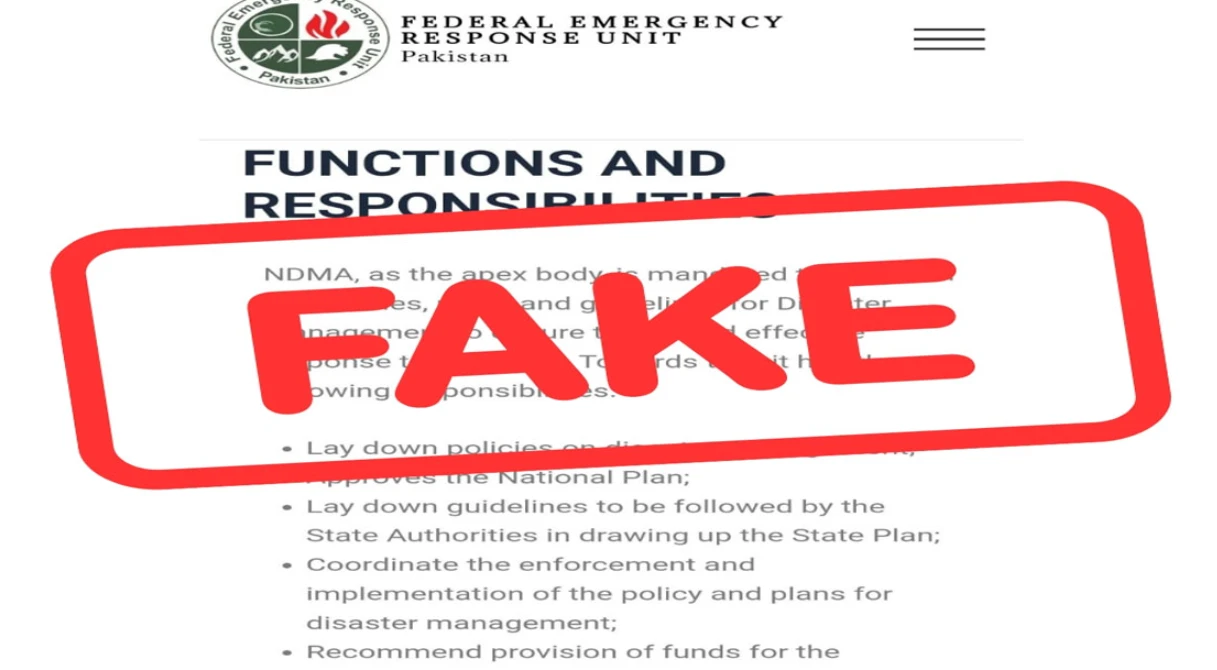 Warning! NDMA urges public to be aware of fake site