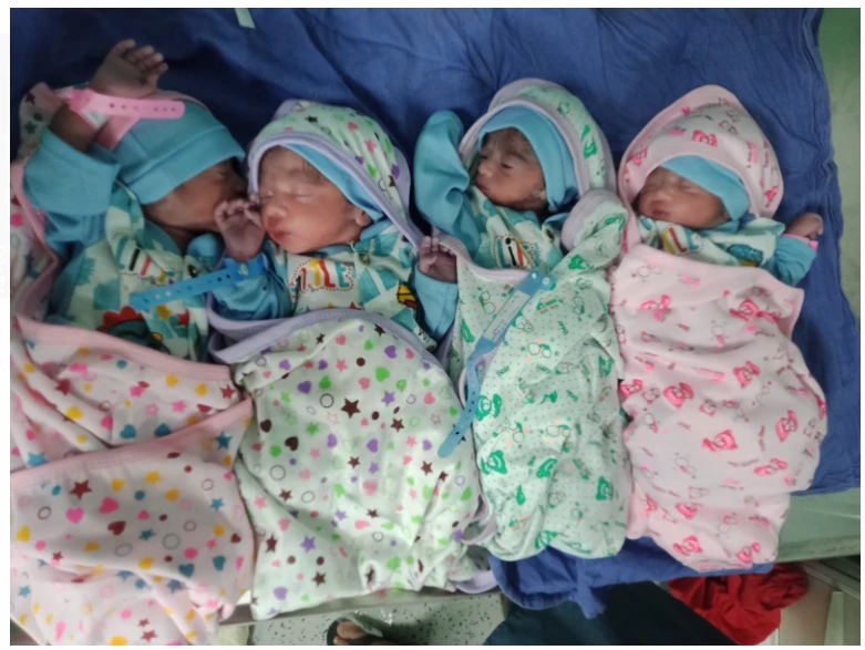 Woman gives birth to quadruplets at Lahore hospital