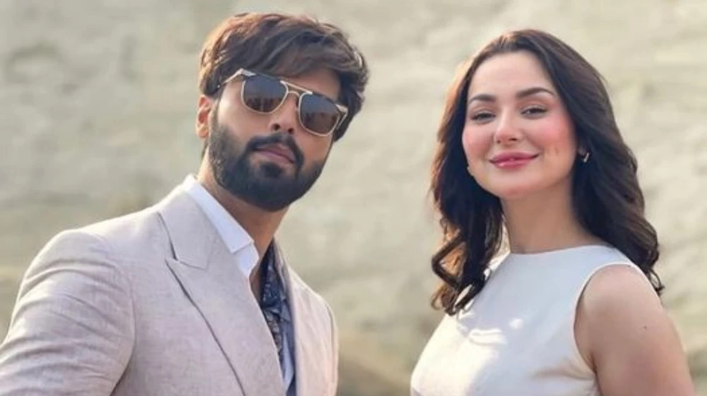 Fahad Mustafa and Hania Aamir reveal their first looks from upcoming project