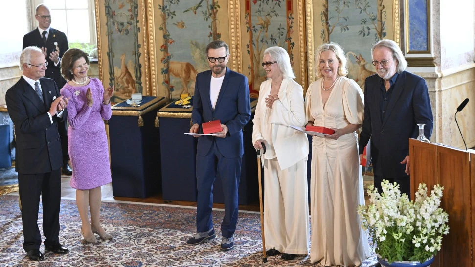 ABBA makes history by winning prestigious Swedish ‘knighthood’ for pop career