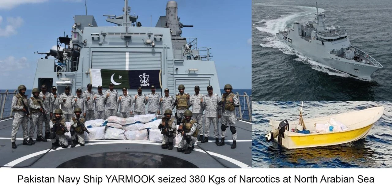 Navy seizes huge quantity of drugs in Arabian Sea