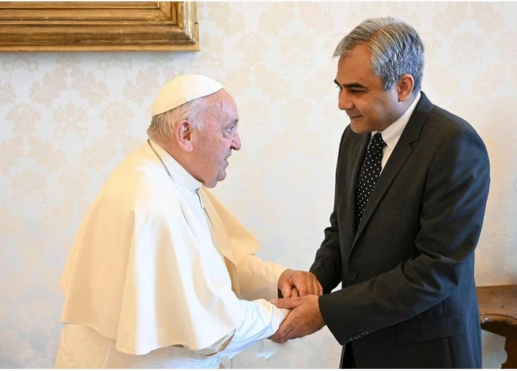 Interior Minister Mohsin Naqvi praises Pope Francis’s bold stand on Gaza