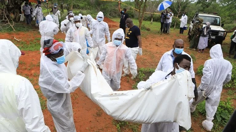 Kenya finds seven more bodies as cult massacre exhumations resume