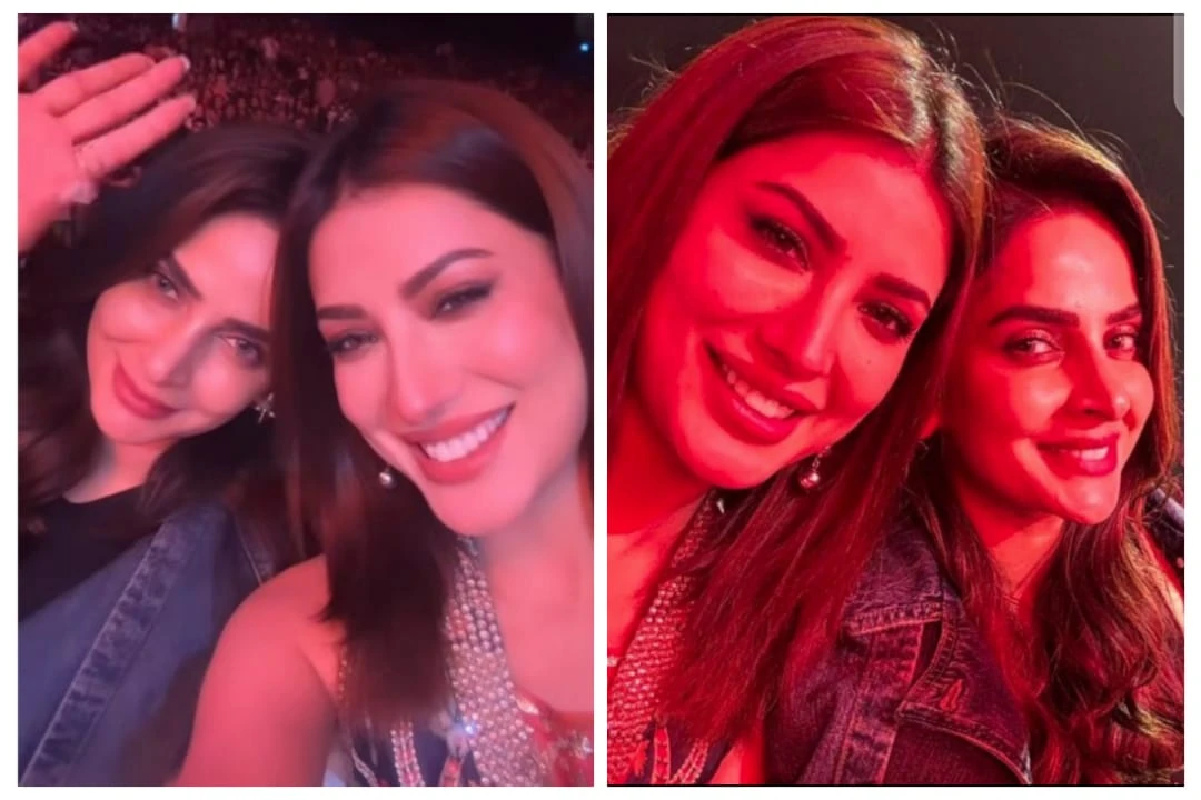 Saba Qamar and Mehwish Hayat enjoy Atif-Abida concert in Abu Dhabi