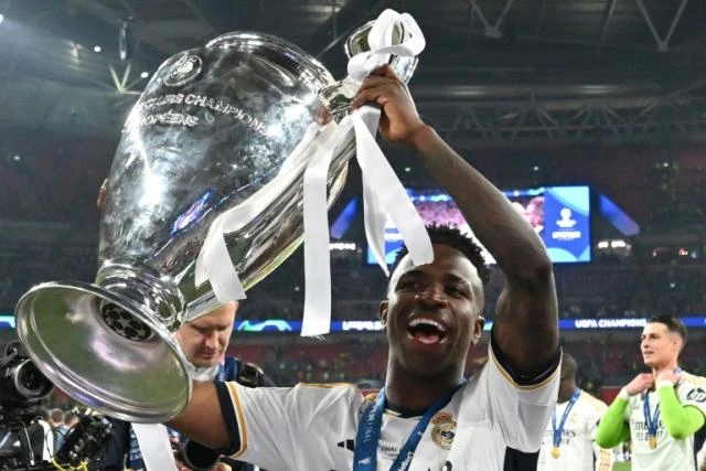 Vinicius Jr named Champions League player of the season