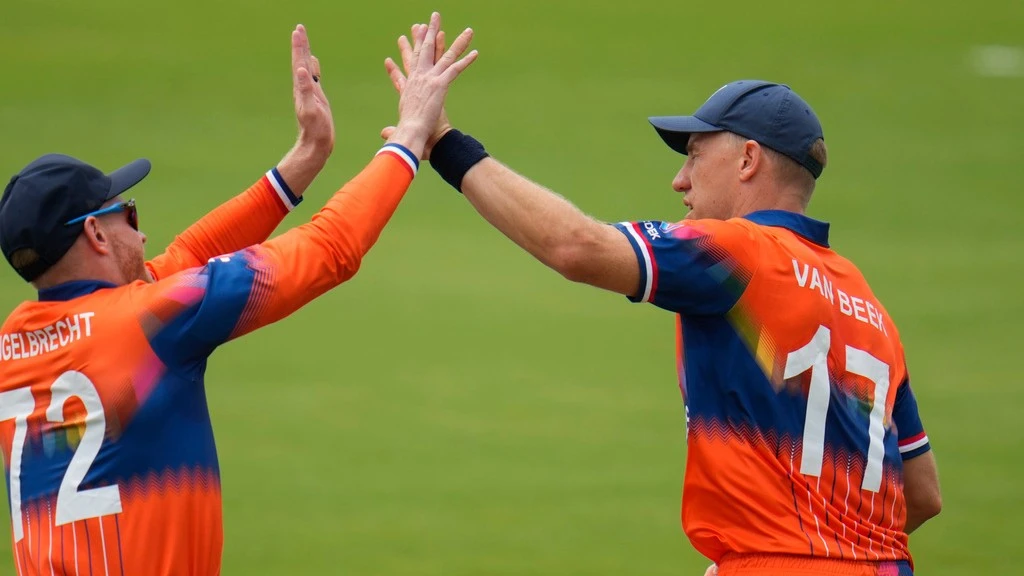 Nepal set 106 runs target to Netherlands in T20I clash