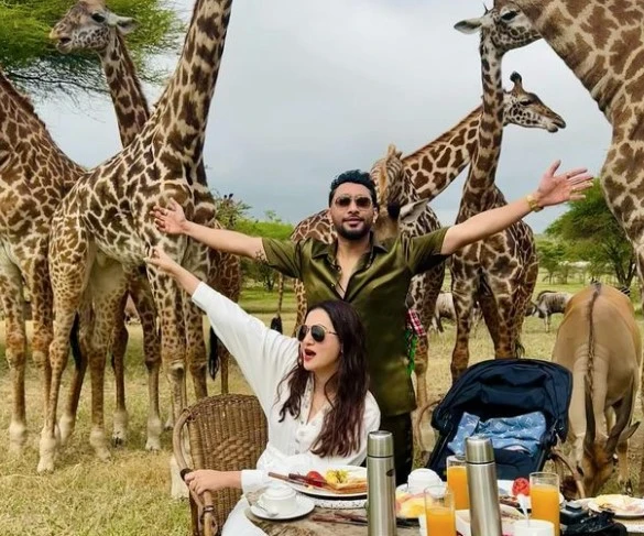 Visual feast: Gauahar Khan's magical escapade with family in Tanzania