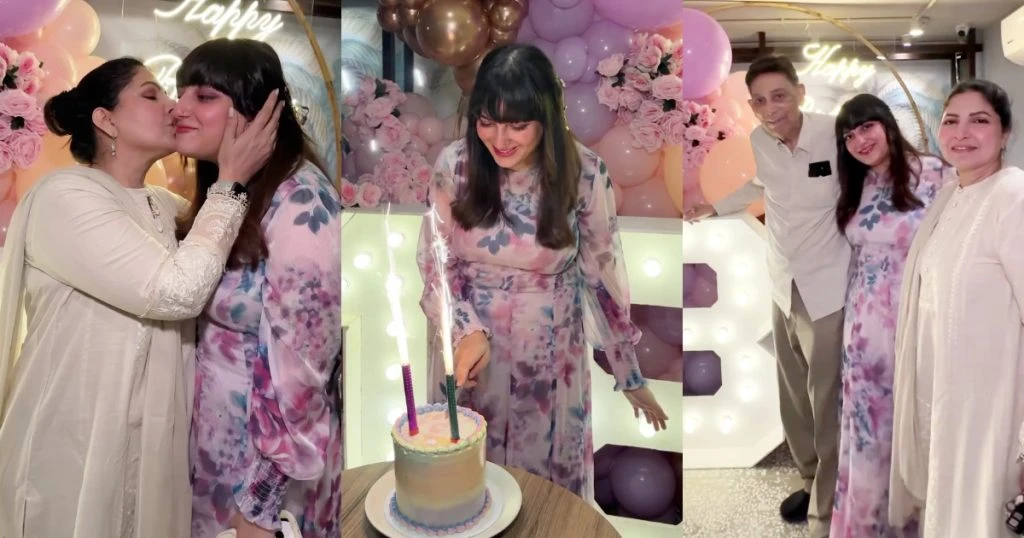 Birthday celebration: Shagufta Ejaz surprises daughter on 18th birthday