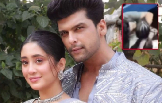 Kushal Tandon and Shivangi Joshi caught kissing despite relationship denials