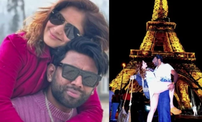 Arti and Dipak bask in splendor of Paris on their dreamy honeymoon