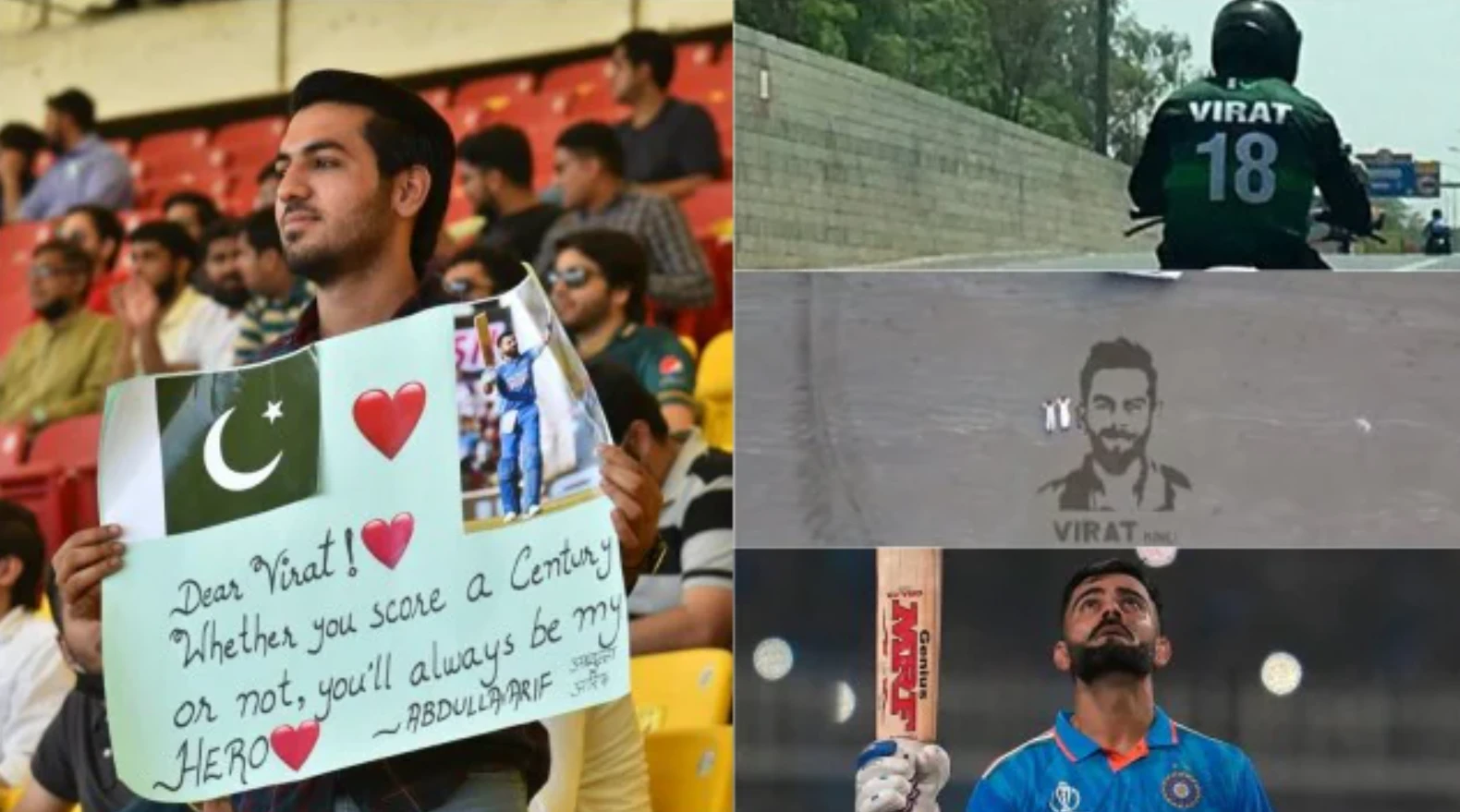 Virat Kohli has massive fan following in Pakistan