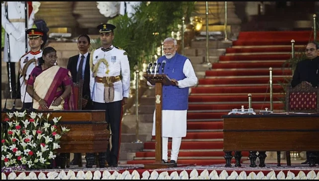 India's Modi sworn in as PM for third term