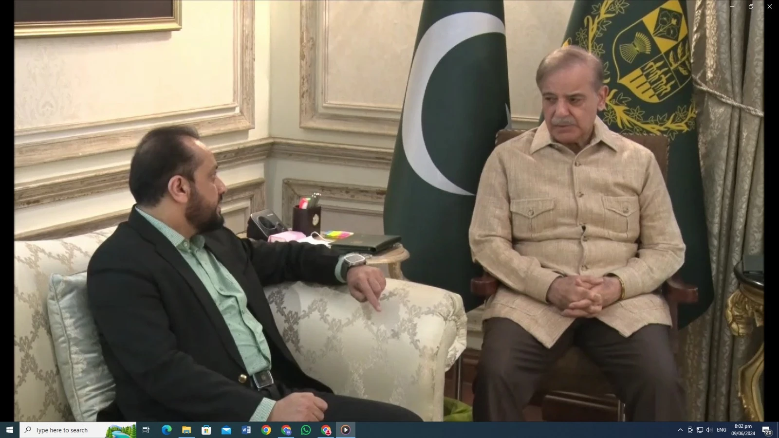 Kh Imran Nazir briefs PM Shahbaz about health sector reforms