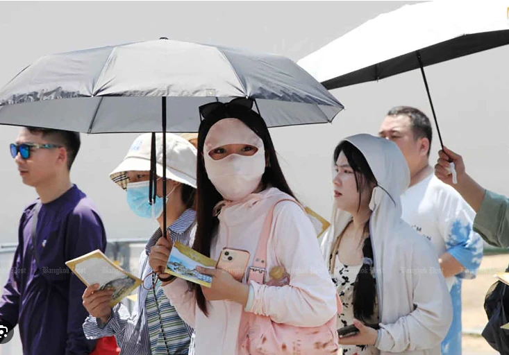 North China bakes under searing heatwave