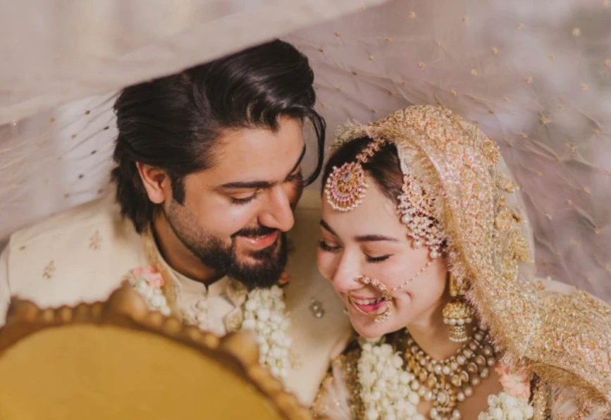 Hania Aamir and Zaviyar Nauman's Nikkah glam gives ‘heart attack’ to many