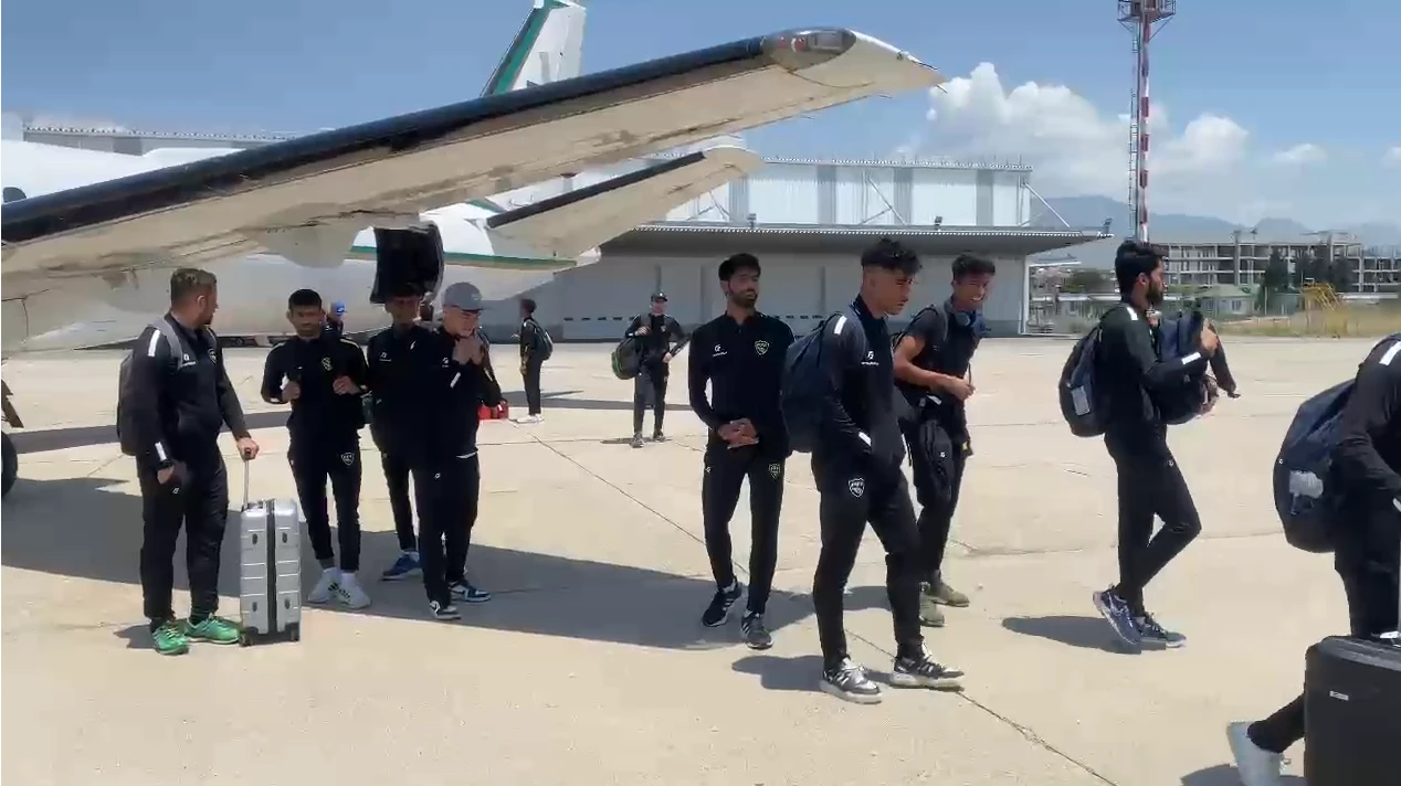 Pakistan team lands in Tajikistan to play FIFA World Cup qualifier