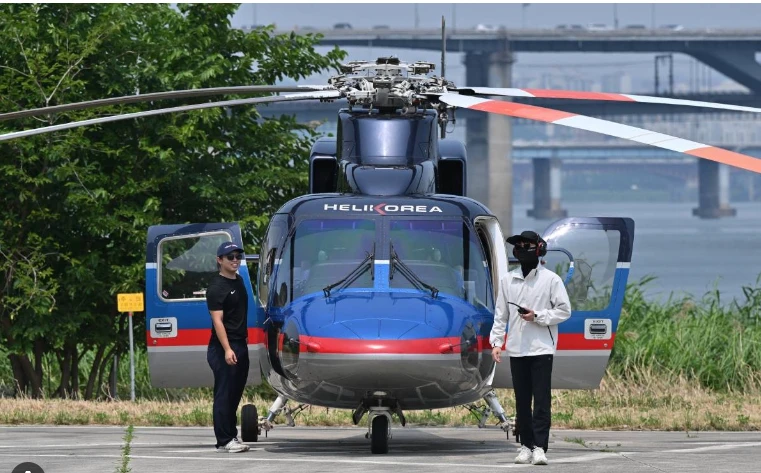 South Korean start-up launches helicopter taxi service