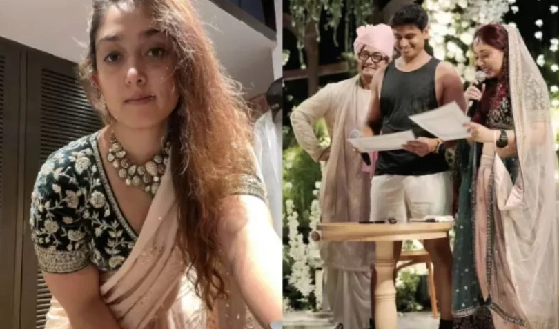 Aamir Khan’s daughter Ira repeats wedding outfit at dadi’s grand birthday celebrations