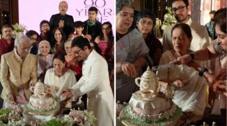 Let’s step inside Aamir Khan’s mother huge birthday celebration