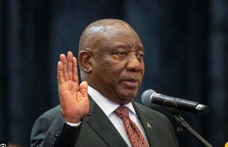 South Africa's Ramaphosa re-elected president after coalition deal