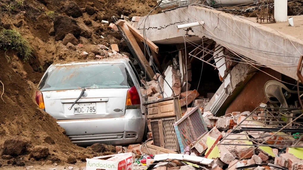 Ecuador landslide kills six, 30 others missing