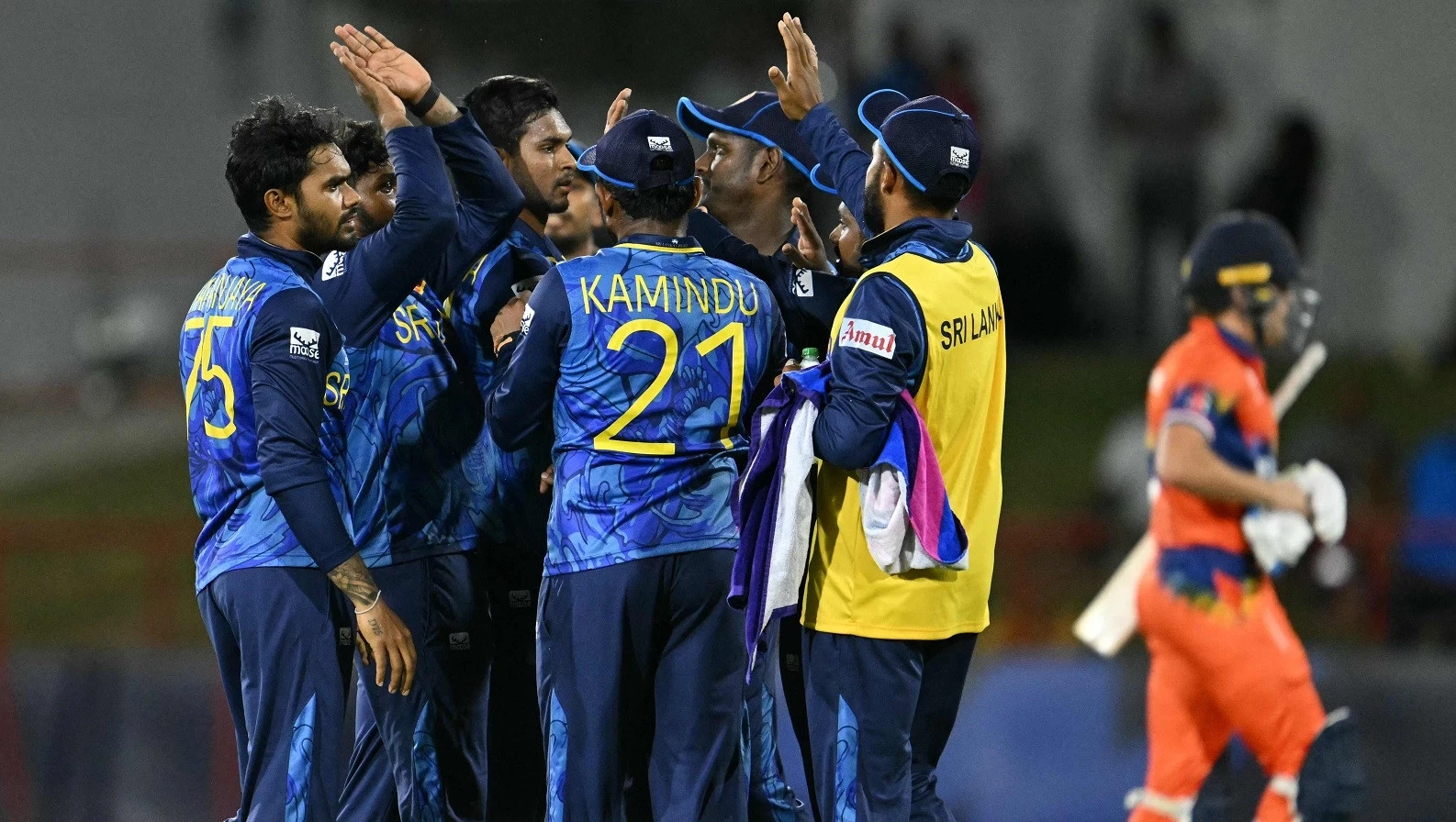 Sri Lanka deliver big win over Dutch as they bow out of T20 World Cup