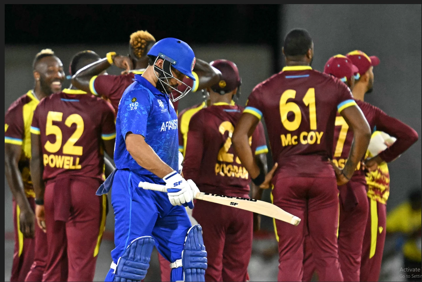 West Indies thrash Afghanistan in final T20 World Cup group game