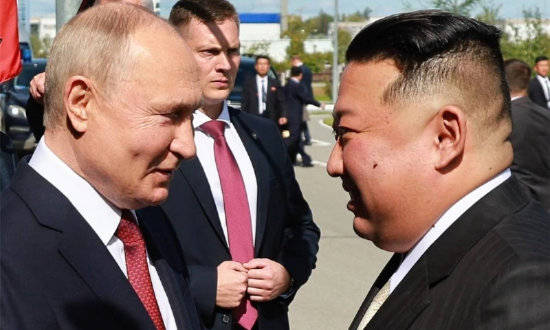 Putin hails N. Korea's support for Ukraine war as lands in Pyongyang