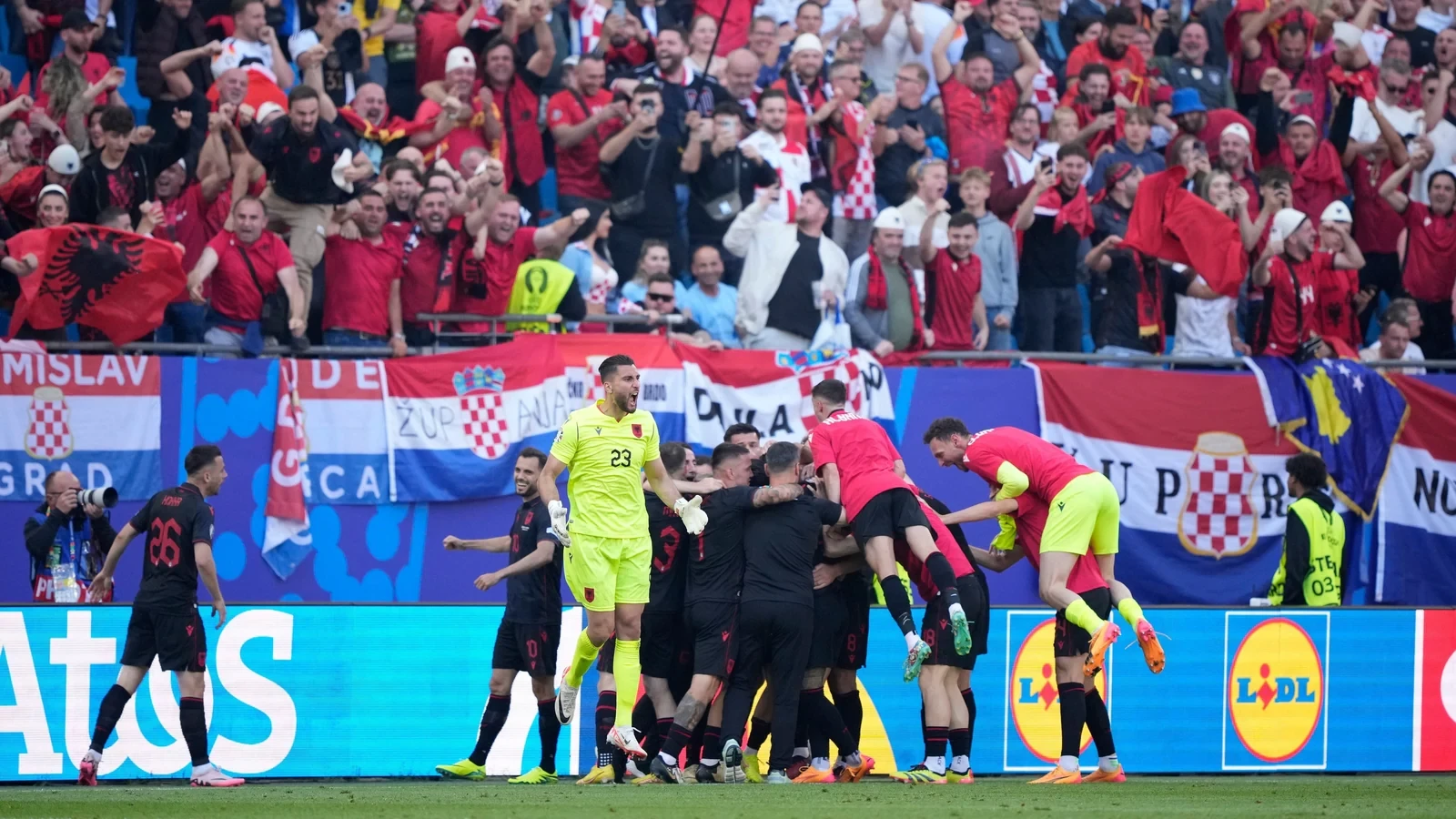 Albania dent Croatia's Euro 2024 hopes with dramatic draw