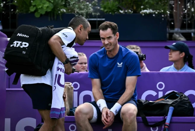 Murray a Wimbledon doubt after injury forces Queen's exit