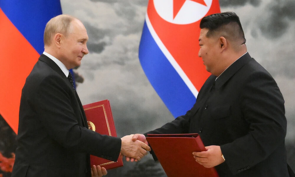 N. Korea, Russia sign mutual defence deal as Kim pledges support on Ukraine