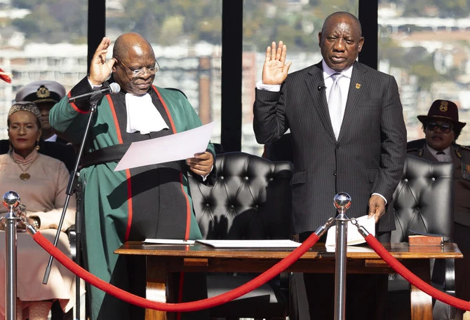 S.Africa's Ramaphosa sworn in for second full term as president