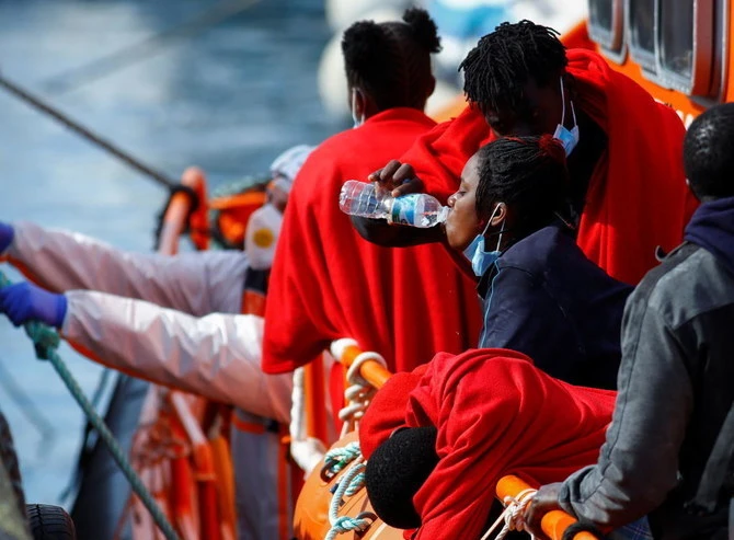 Cruise ship rescues 68 migrants off Spain's Canaries, five dead