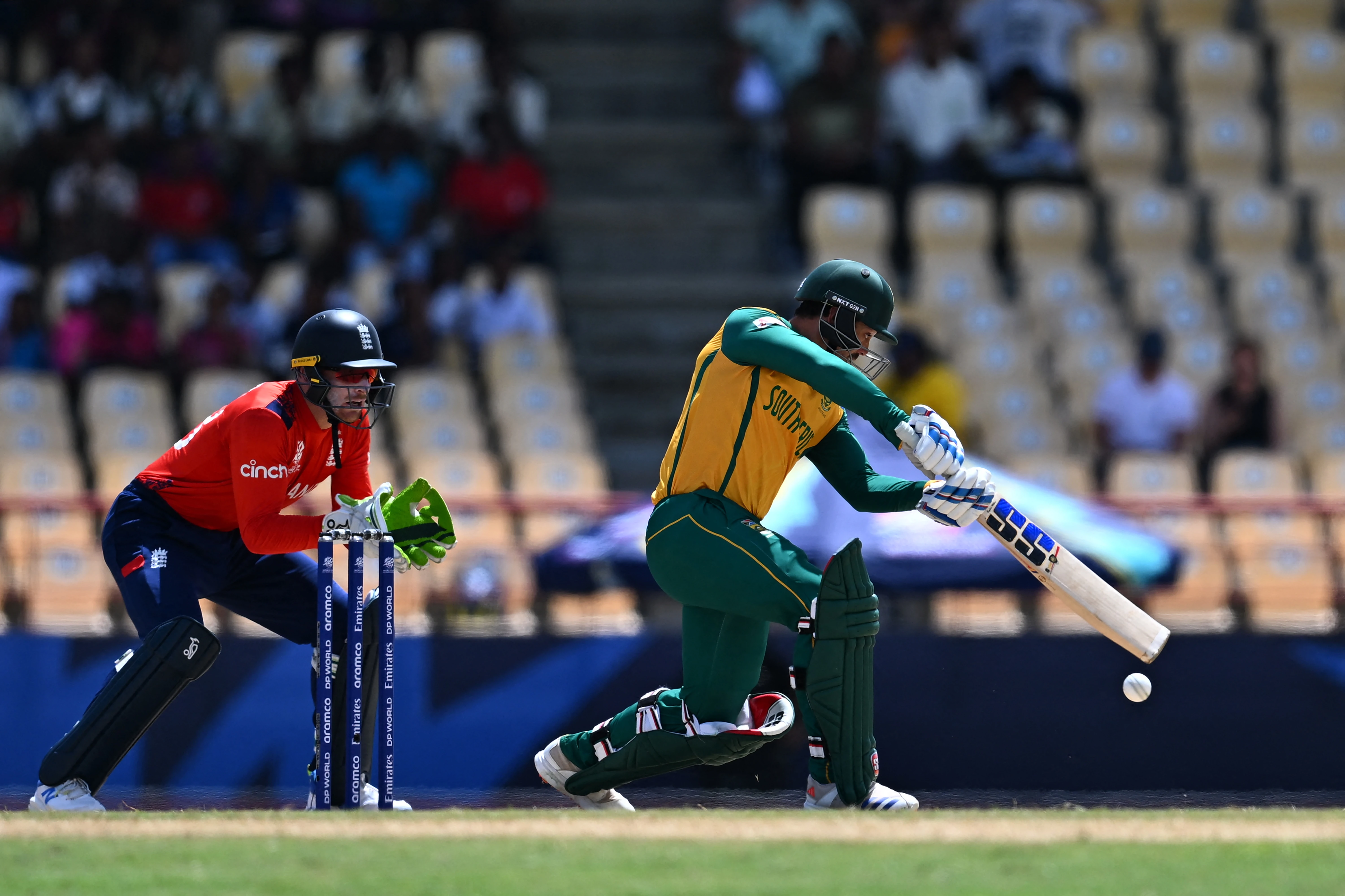 Nortje and De Kock star as South Africa edge England in T20 World Cup