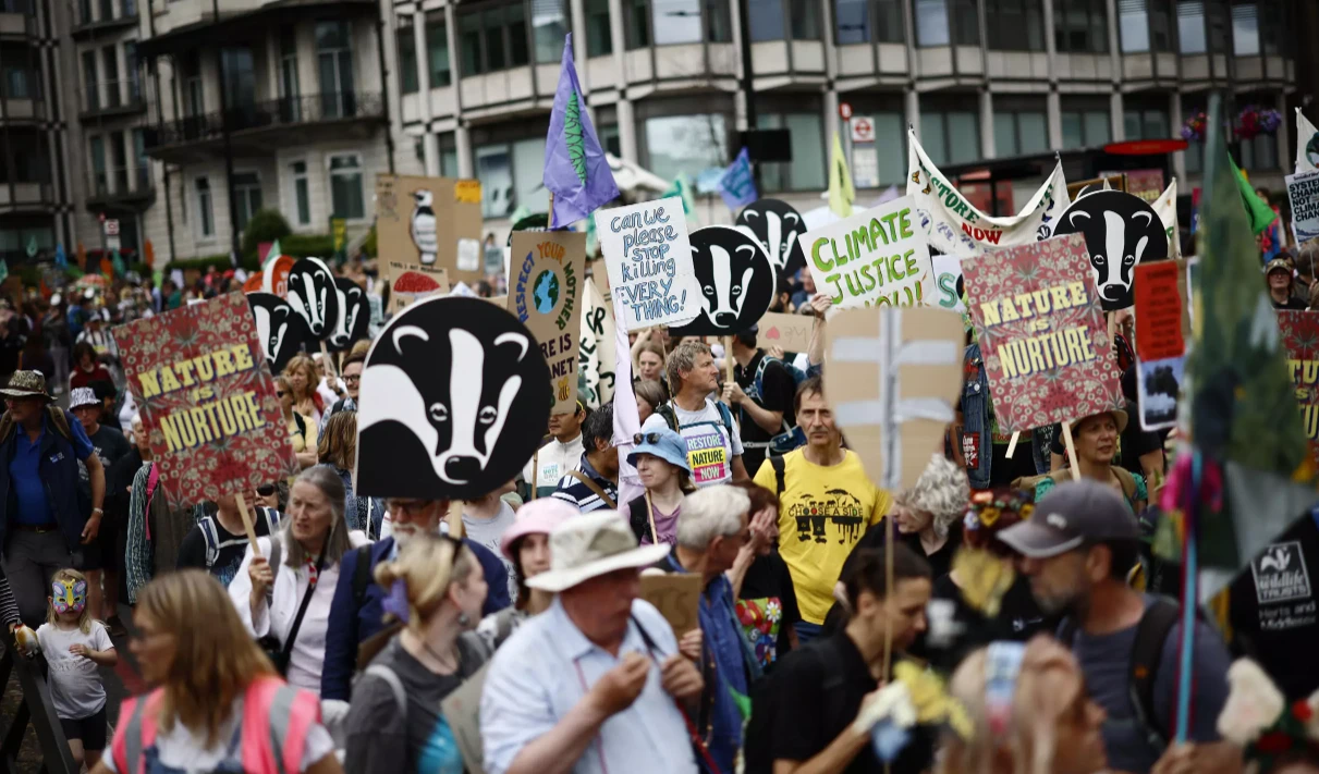 Thousands march in London to call for 'urgent' climate action