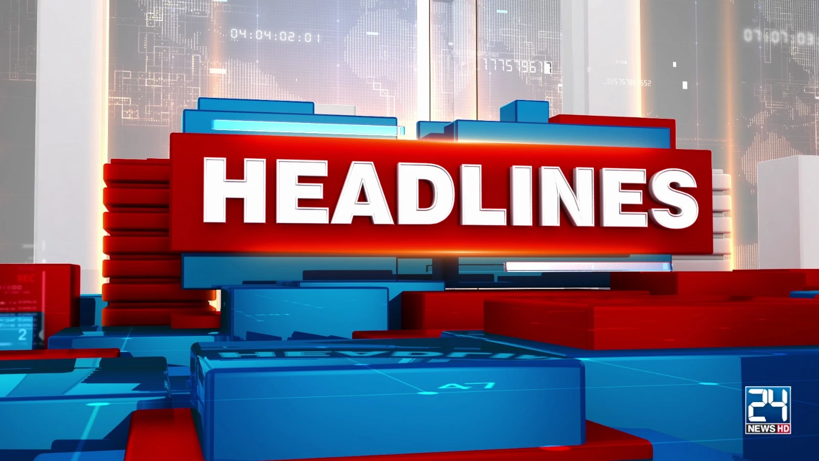 01:00pm Headlines on 24Digital TV channel