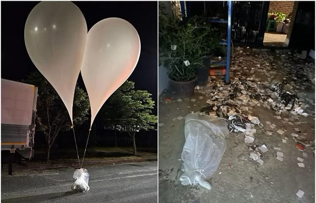 N. Korea sending more trash balloons: Seoul military