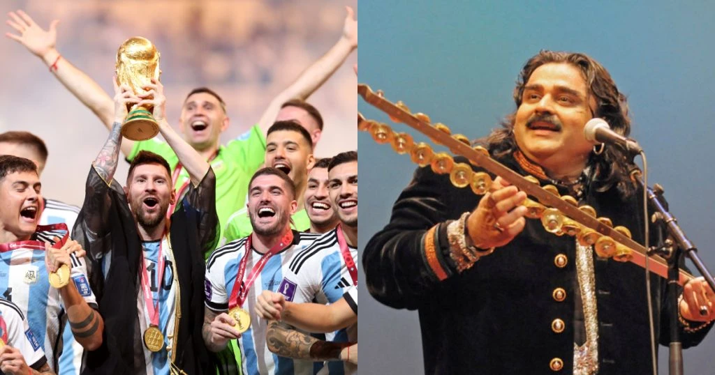 Arif Lohar song features FIFA World Cup's Instagram page on Messi's birthday