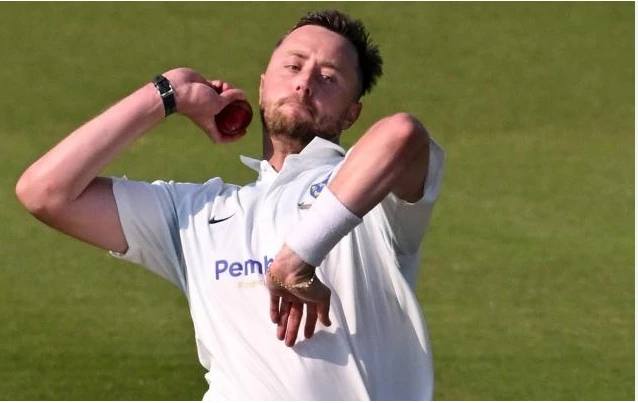 England bowler Robinson smashed for 43 in single over as records tumble