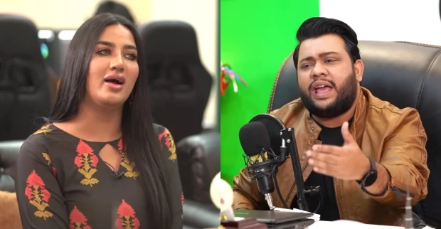 Clever Mathira claps back at Nadir Ali’s ‘unethical’ queries in live show