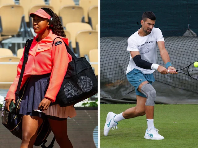 Djokovic inspires Osaka at Wimbledon ahead of daughter's birthday