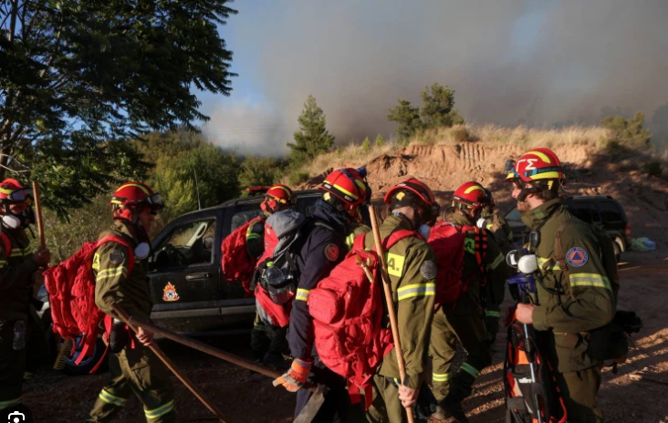 Greece fights dozens of wildfires in 'most difficult day of year'