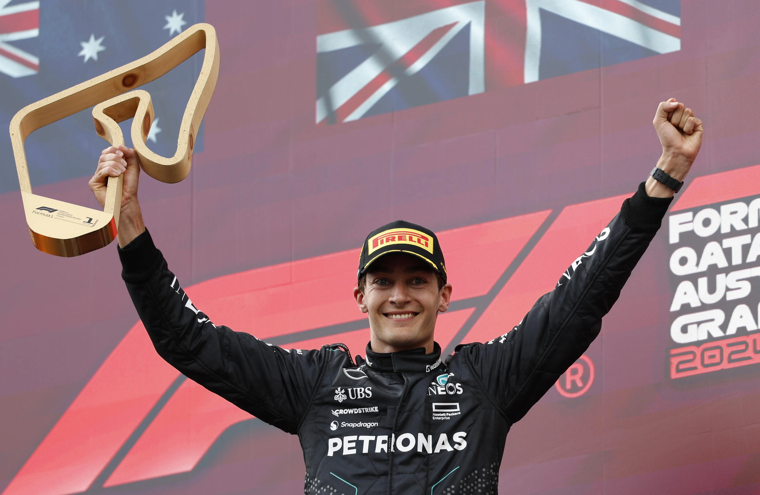 Russell gifted Austrian victory after Verstappen in late collision