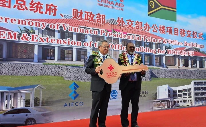 China builds new presidential palace in Pacific's Vanuatu