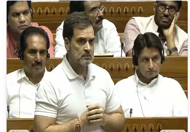 Congress leader Rahul Gandhi recites Durood Sharif in Lok Sabha